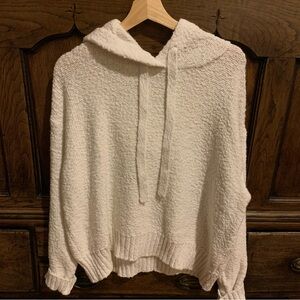 White + Warren - Cotton Slub Beachy Hoodie M